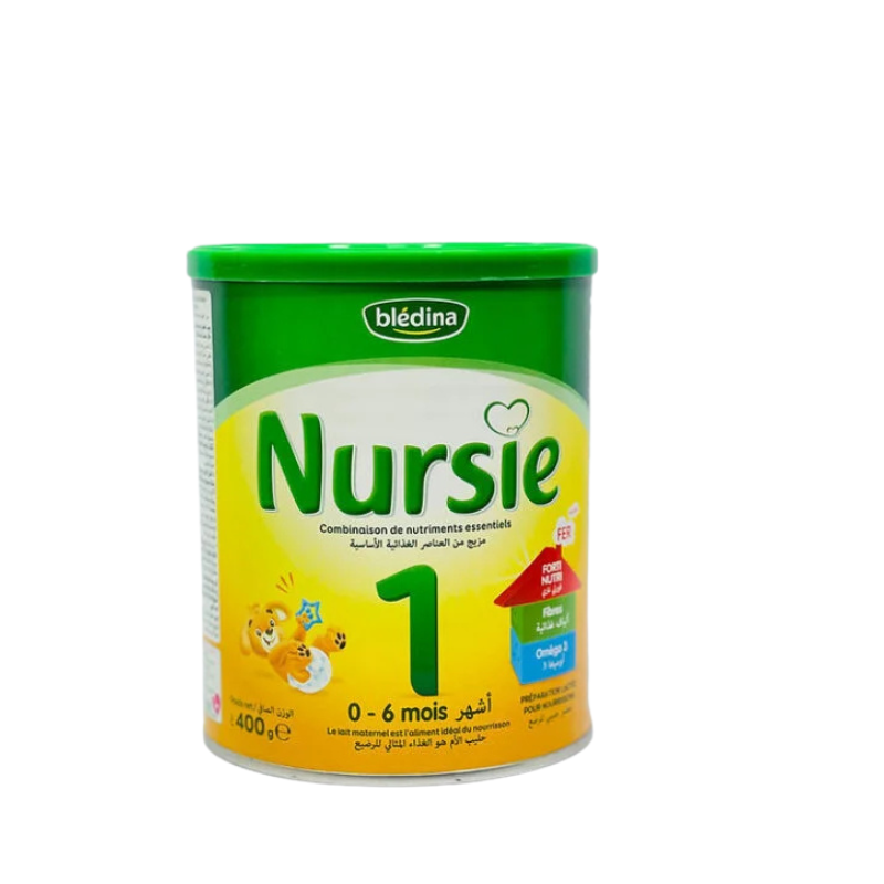 Lait Blédina Nursie 1er Âge 400g  0 à 6 mois Lait en poudre pour nourrisson