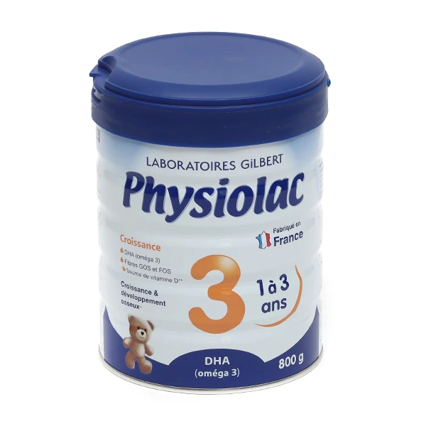Physiolac Croissance lait 3ème âge 800gr