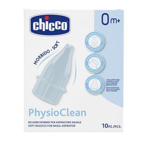 Pièces de rechange souples pour aspirateur nasal Chicco 10pcs