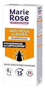 Marie Rose Shampoing Anti PouxLentes Format, Incolore, 125 ml