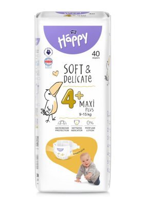 BELLA HAPPY Baby Maxi Plus disposable diapers 9-15 kg 40 pcs