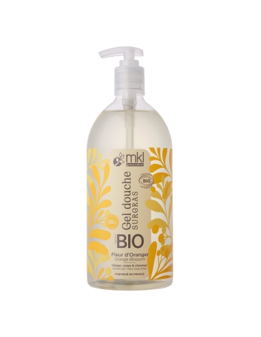 MKL GEL DOUCHE SURGRAS - FLEUR D'ORANGER 1L