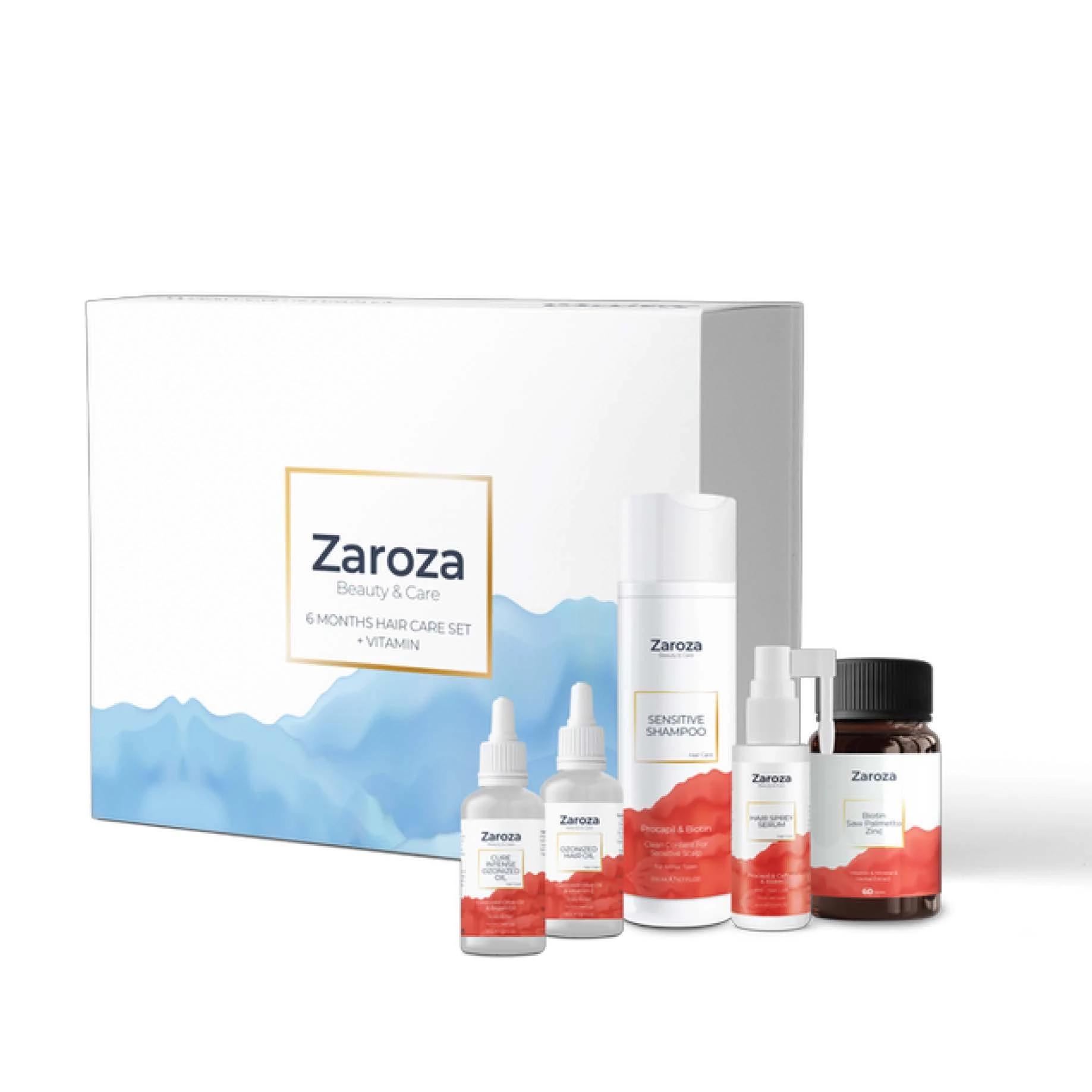 Zaroza 6 Month Hair Care Set